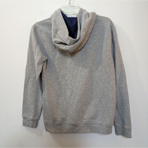 Eddie Bauer Gray Hooded Sweatshirt Bear Explore, Boys Large 14/16 - Picture 6 of 13